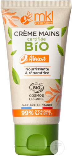 MKL Green Nature Organic Hand Cream Nourishing and Repairing Apricot Tube 50ml