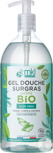 MKL Green Nature Extra Rich Organic Shower Gel Aloe Vera Pump Bottle 1l