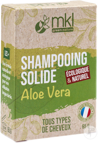 MKL Green Nature Solid Shampoo All Hair Types Aloe Vera 65g
