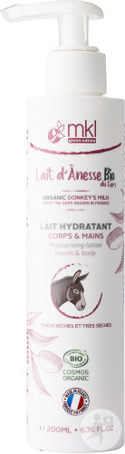MKL Green Nature Moisturizing Milk for Body and Hands Donkey Milk 200ml