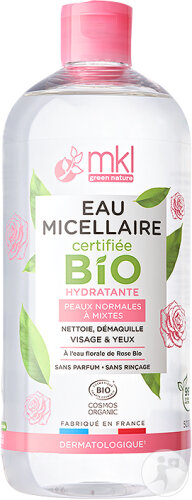 MKL Green Nature Moisturizing Micellar Water Normal to Combination Skin Organic 500ml
