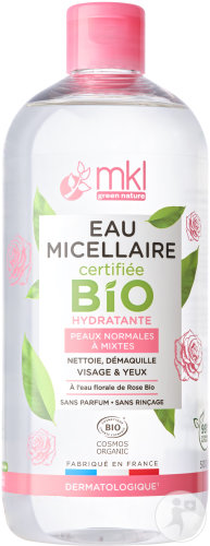 MKL Green Nature Moisturizing Micellar Water Normal to Combination Skin Organic Bottle 500ml