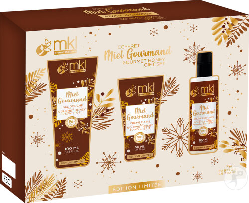 MKL Green Nature Gift Set Honey Gourmand 3 Products