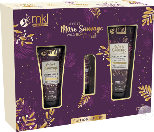 MKL Green Nature Gift Set Wild Blackberry 3 Products