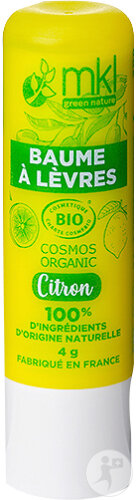 MKL Green Nature Lip Balm Lemon Organic 4g