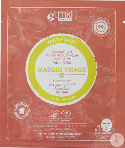 MKL Green Nature Mattifying Face Mask 1 piece