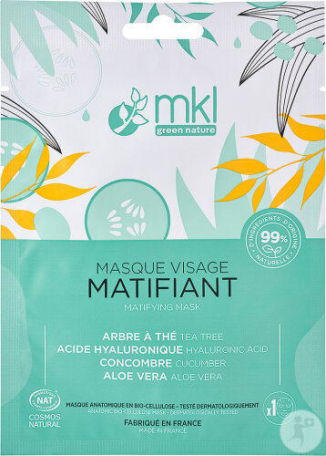 MKL Green Nature Mattifying Face Mask 1 piece NF