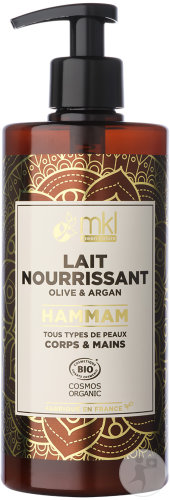 MKL Green Nature Nourishing Body Milk Olive And Argan All Skin Types Organic Pump Bottle 400ml