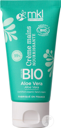 MKL Green Nature Nourishing and Nourishing Hand Cream Aloe Vera Bio Tube 50ml