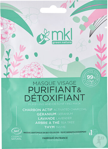 MKL Green Nature Purifying Detoxifying Face Mask 1 piece NF
