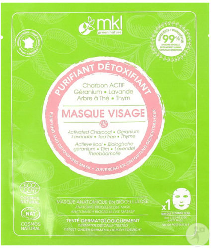 MKL Green Nature Purifying Detoxifying Face Mask 1 piece
