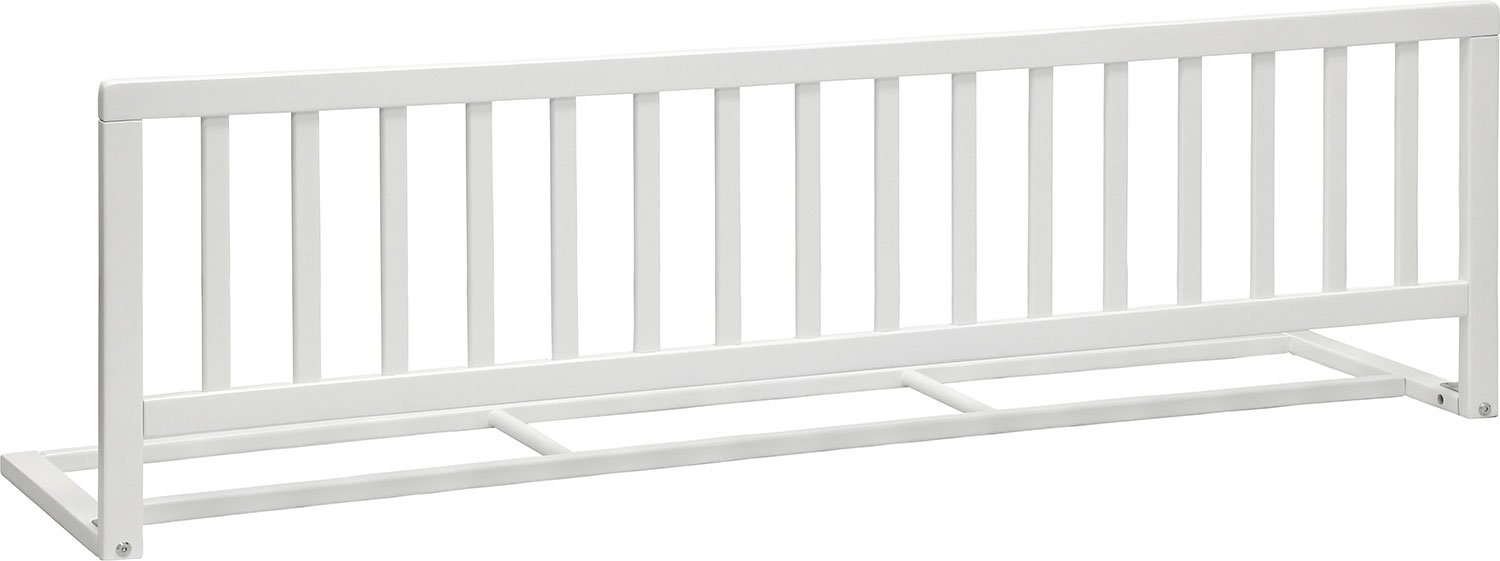 ib style IB-Style - High-quality bed guard Flamo bed rail wood painted white - length 140 cm - height 42 cm