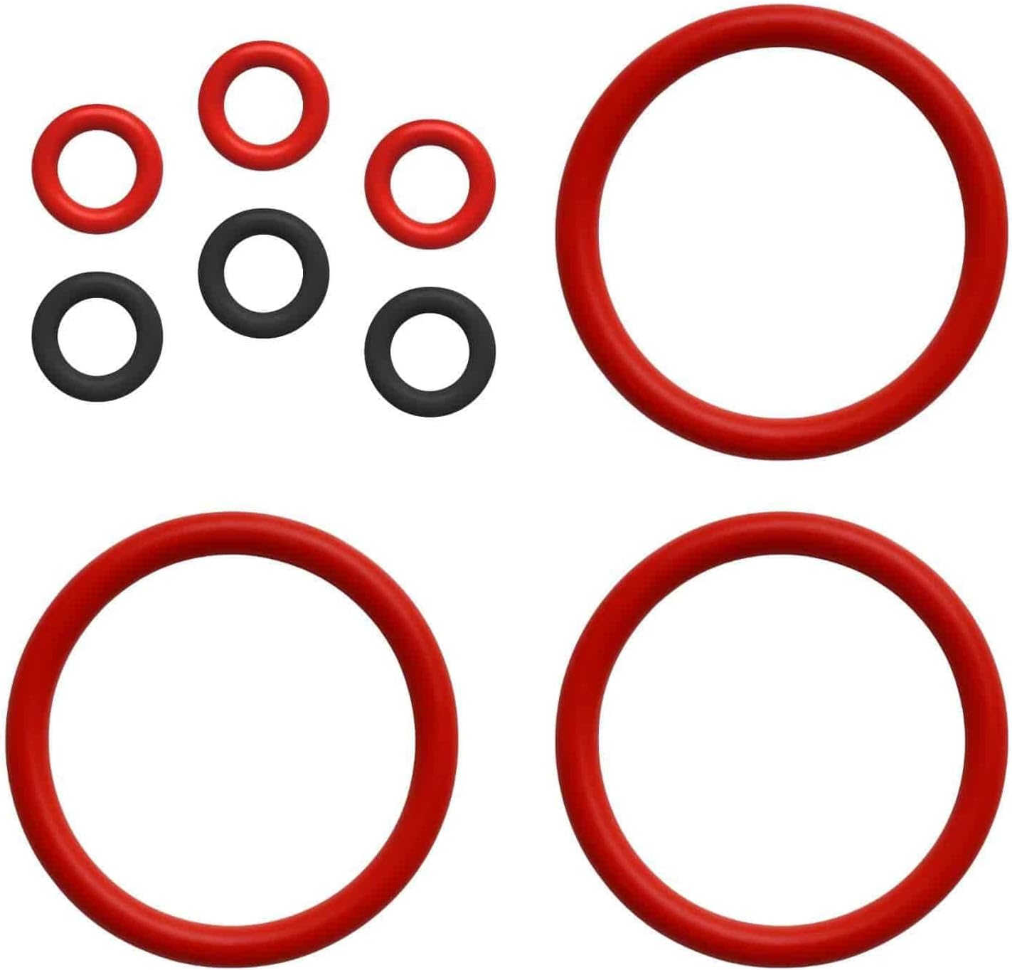 Pack of 9 Sealing Rings for Brewing Unit Compatible with Siemens EQ5 EQ6 EQ6 Plus EQ7 EQ8, Gaggenau, Bosch, Neff O-Ring Set for Coffee Machines