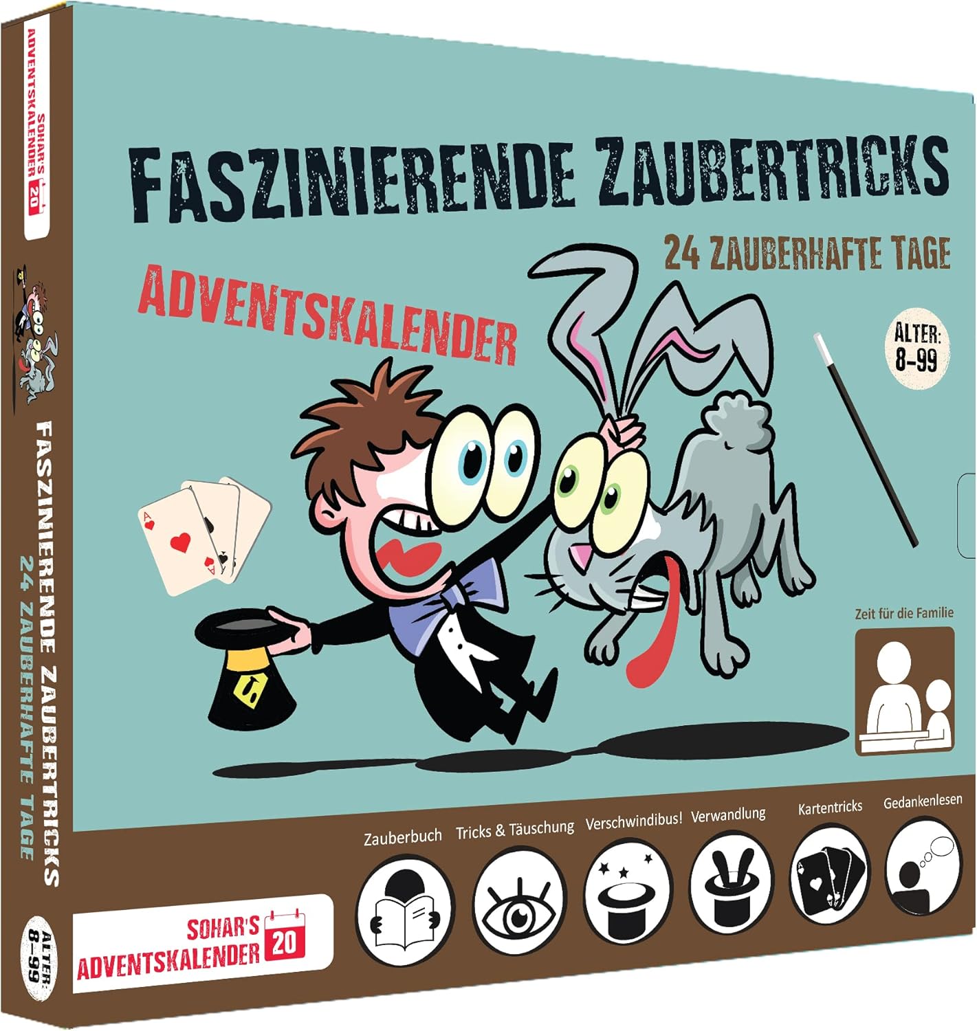 SOHAR'S ADVENTSKALENDER 20 Advent Calendar 2024 Fascinating Magic Tricks 24 Amazing and Easy to Learn Magic Tricks. The Calendar Includes Illustrated Instructions and Video Instructions (English language not guaranteed). 8