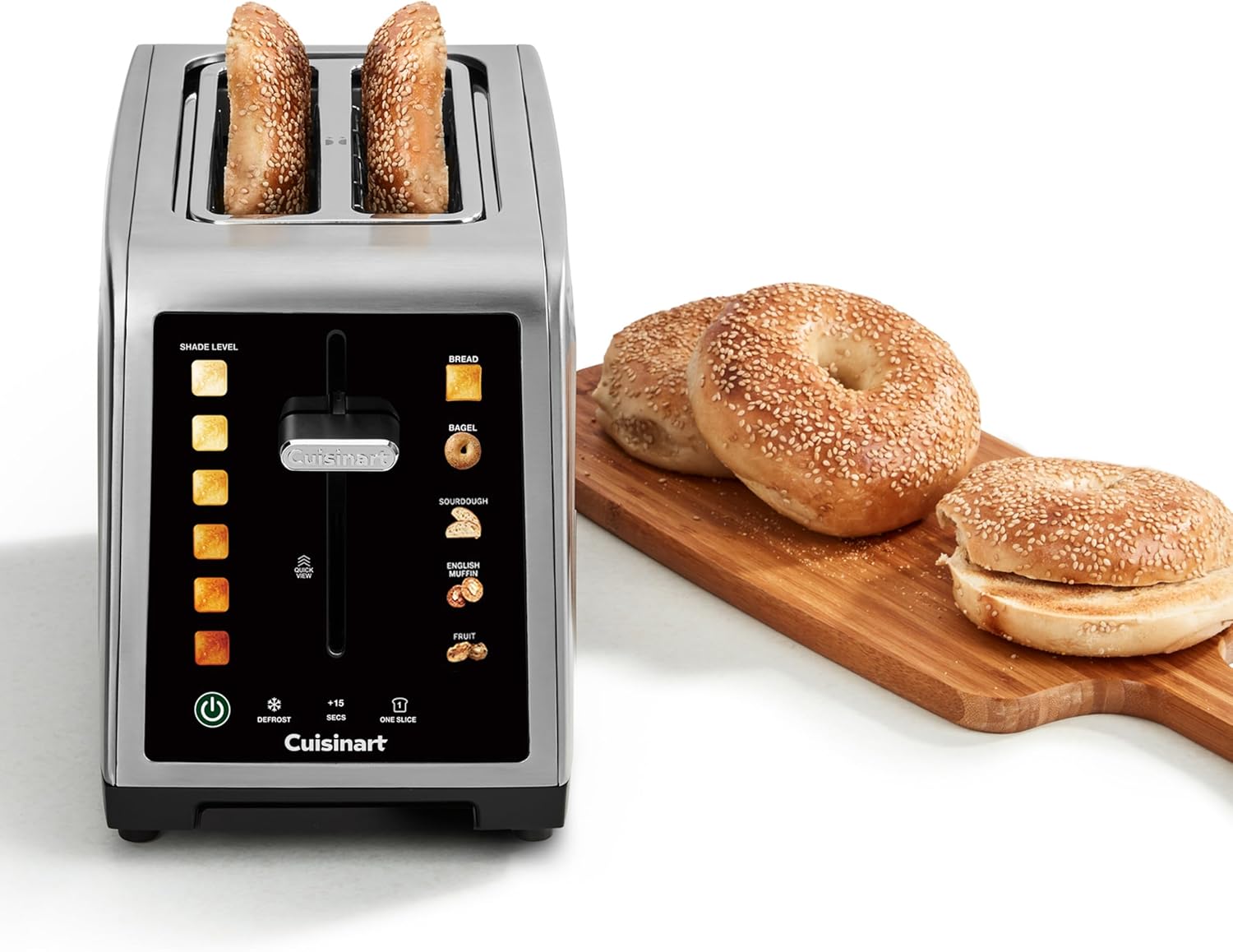 CUISINART SimpliTouch XL Digital Toaster with 2 Slots, LCD Touch Screen, Extra Wide Slots