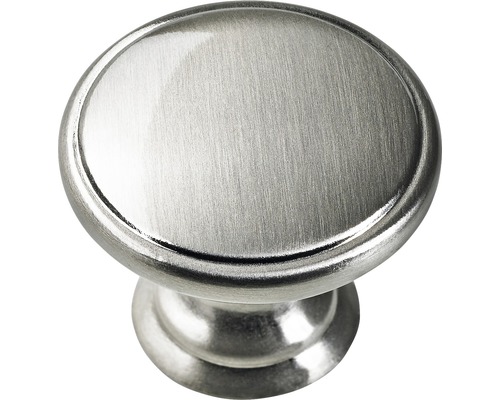 Hettich Furniture knob die-cast zinc stainless steel ØxH 32x29 mm