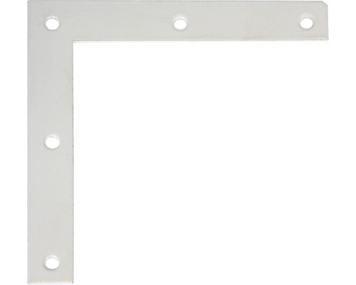 Kaiserthal Furniture angle 100x100x15 mm white plastic coated 1 piece