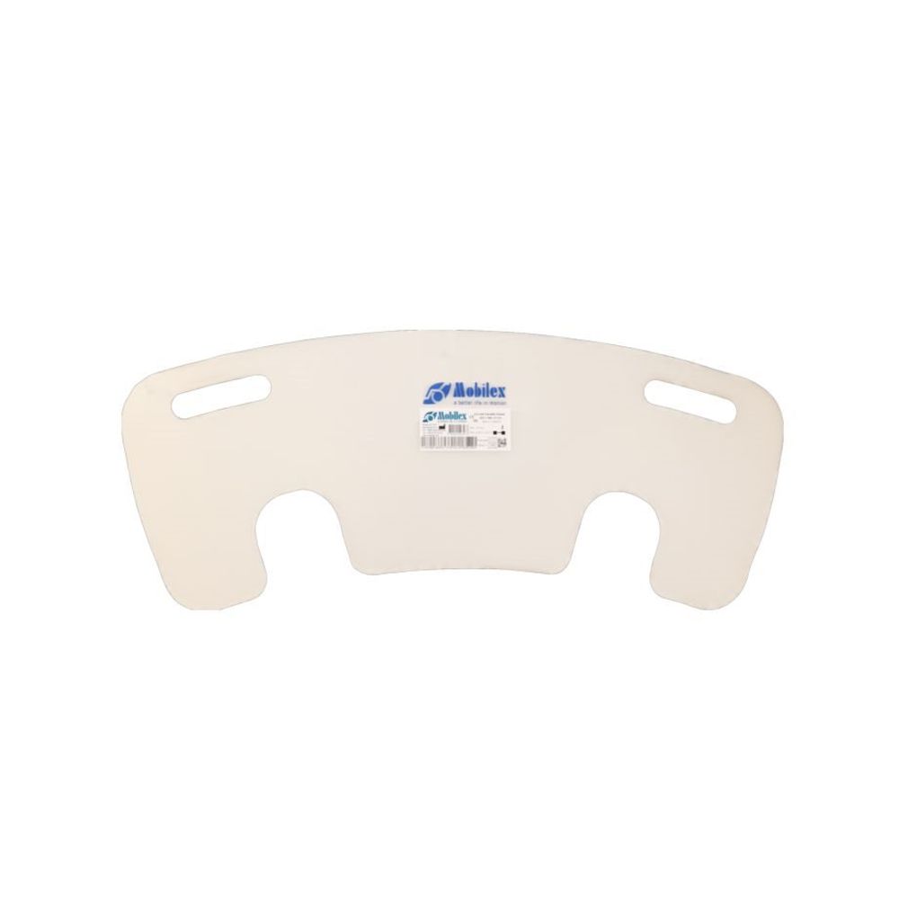 Mobilex transfer board made of polypropylene, white, 35 x 80 cm