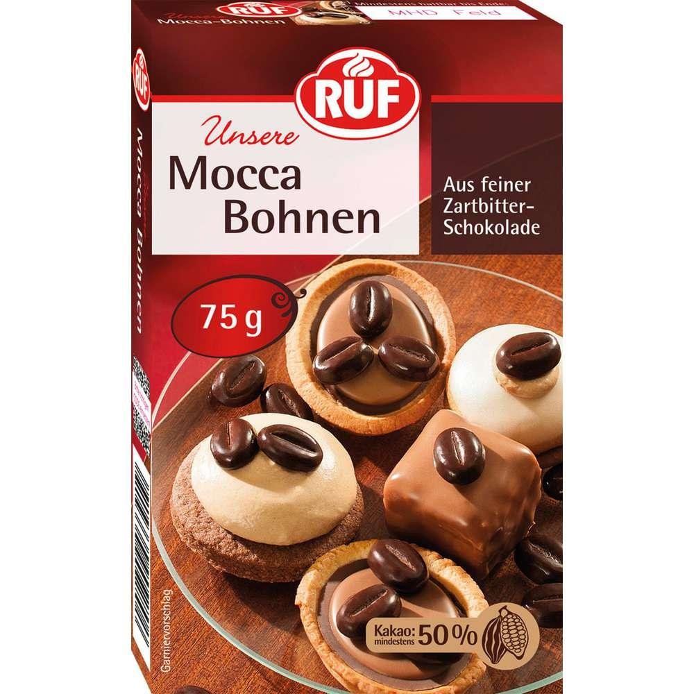 RUF Mocha beans, dark chocolate