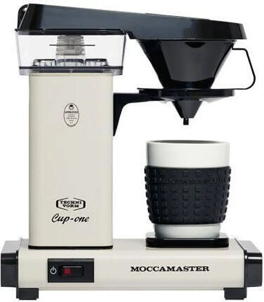 MOCCAMASTER Filter Coffee Machine CUP-ONE Off-White Drip-Stop White NEW