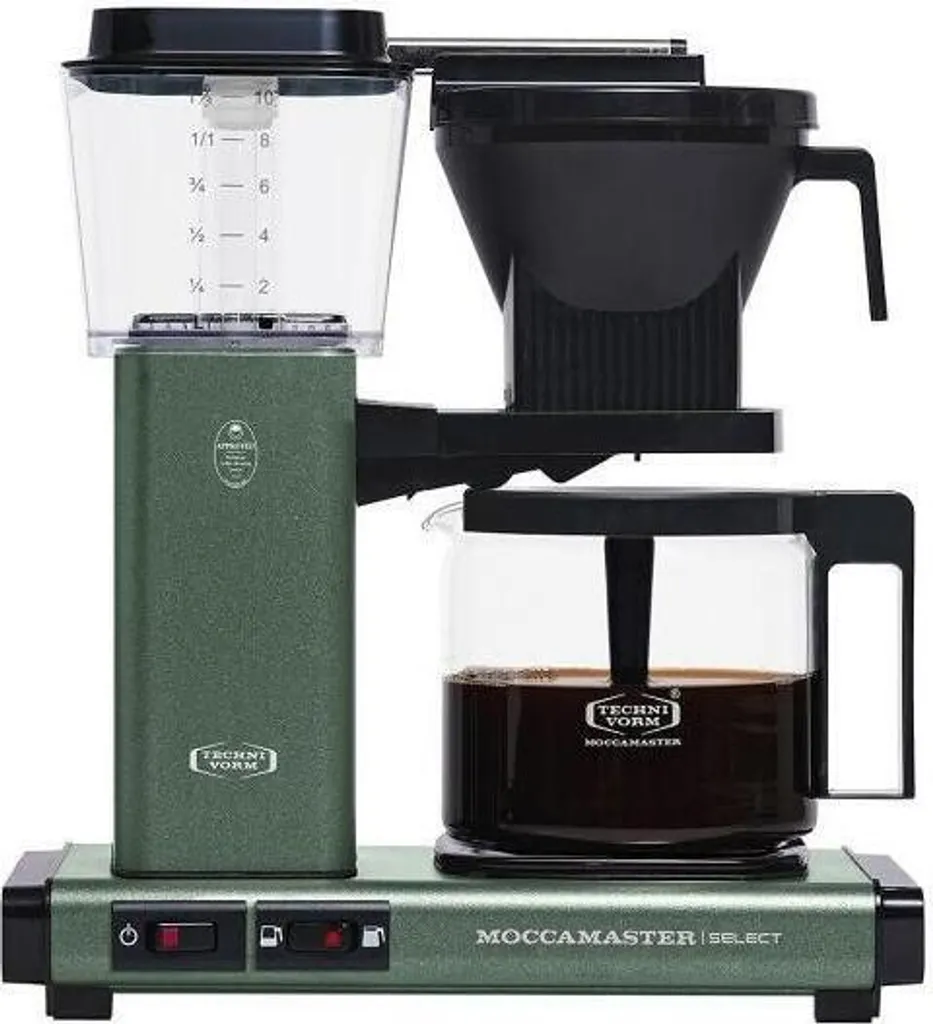MOCCAMASTER Filter Coffee Machine KBG Select Forest Green 1.25L Green NEW