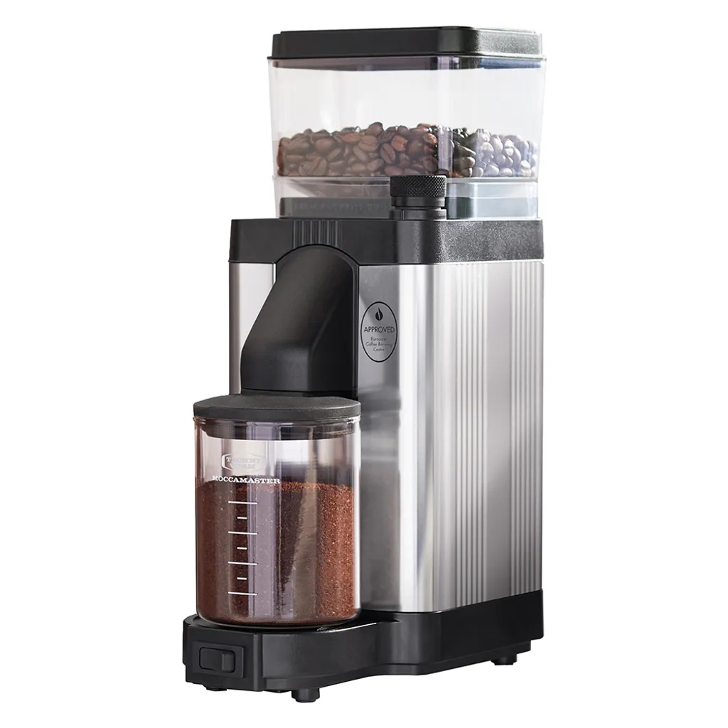 MOCCAMASTER Coffee Grinder KM5 Polished Silver Grind Setting Silver NEW