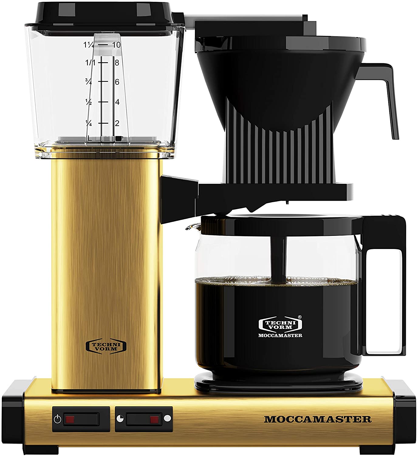 Moccamaster Filter Coffee Machine KBG 741 AO, 1.25 Litres, 1520 W, Brushed Brass