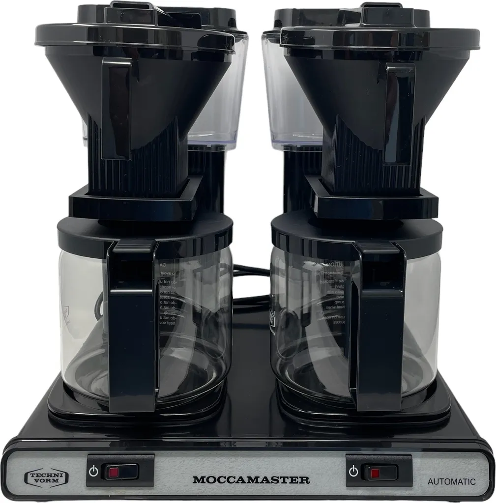 Moccamaster KBG744 Filter Coffee Machine Glass, 2 x 1.25l black