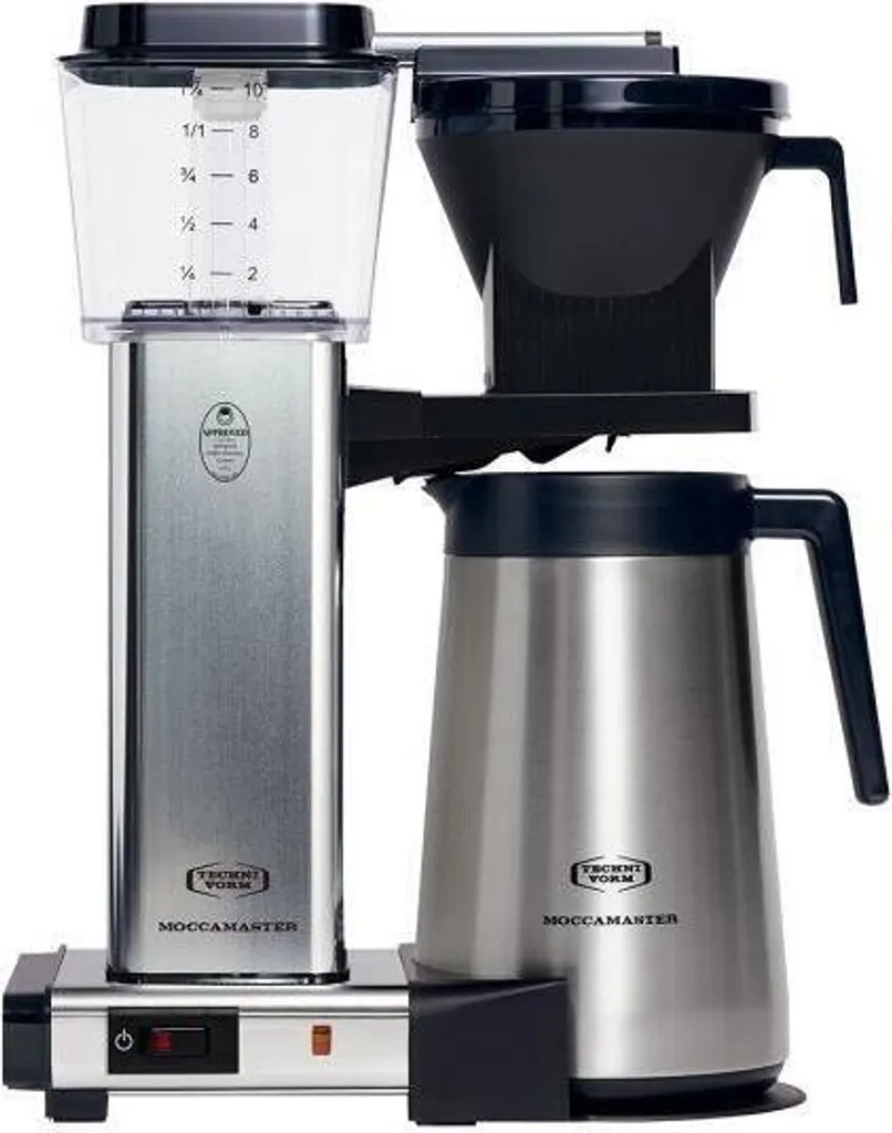 MOCCAMASTER Thermo Filter Coffee Machine KBGT 741 Polished Thermos Flask NEW