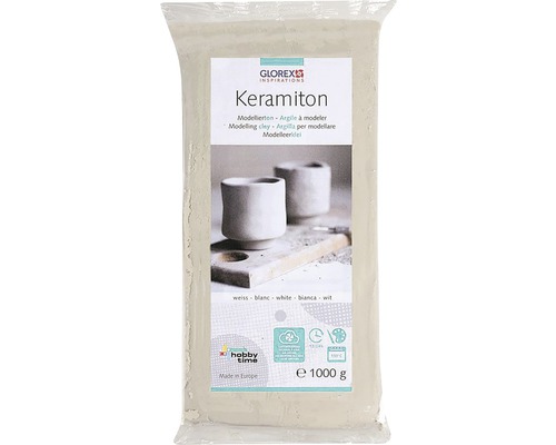 Modeling clay Keramiton 1 kg white