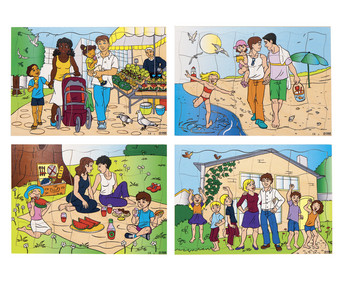 Modern Family, Set of 4 Puzzles