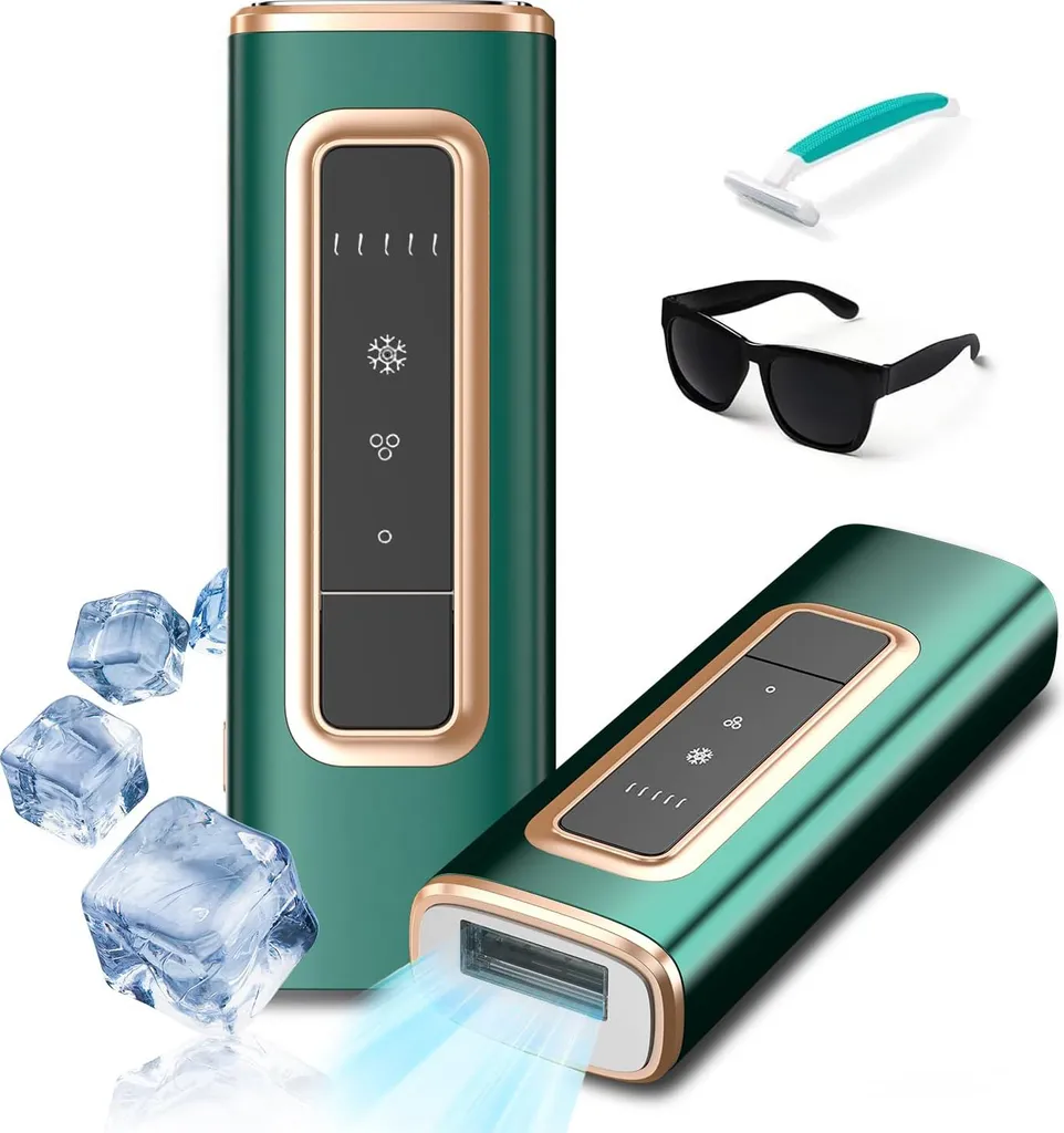 MODFU Laser Hair Removal, IPL Device for Home Hair Removal, 999,999 Light Pulses, Permanent Painless Hair Removal Device