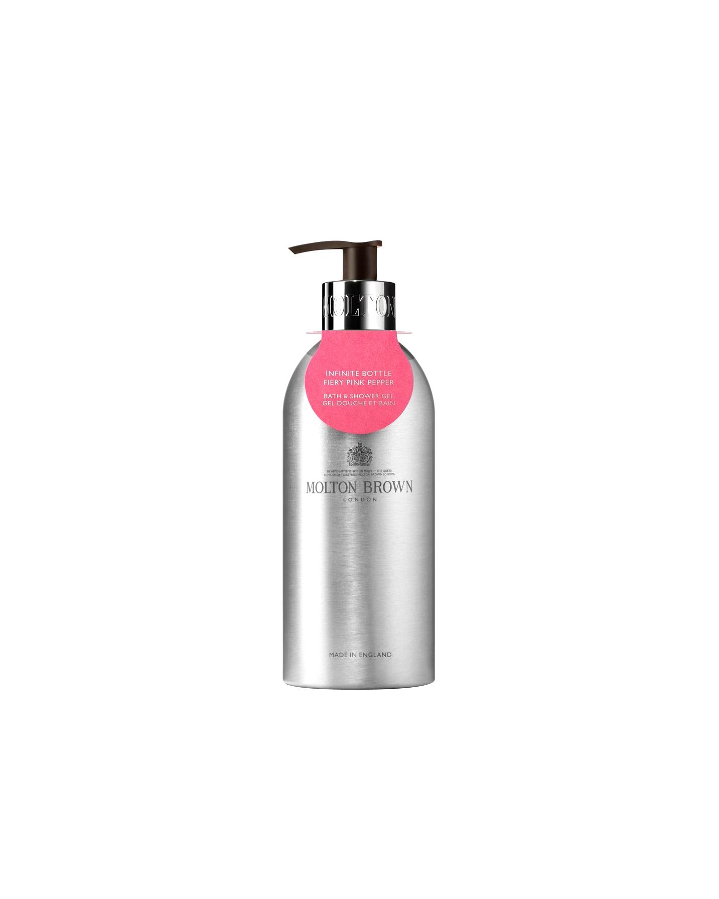 Molton Brown shower gel INFINITE BOTTLE FIERY PINK PEPPER
