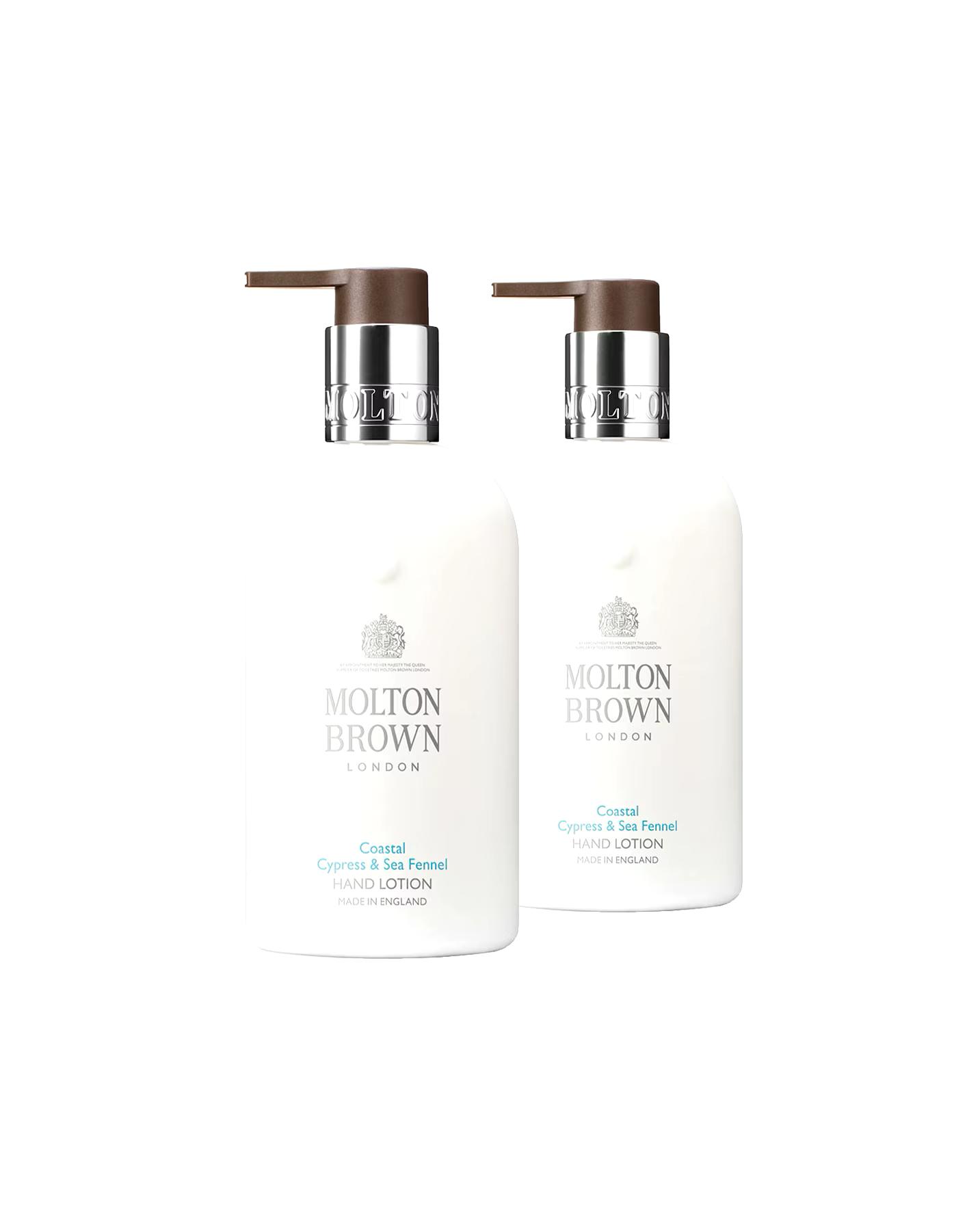 Molton Brown Hand Cream Coastal Cypress & Sea Fennel Hand Lotion Twin Pack (Set of 2)