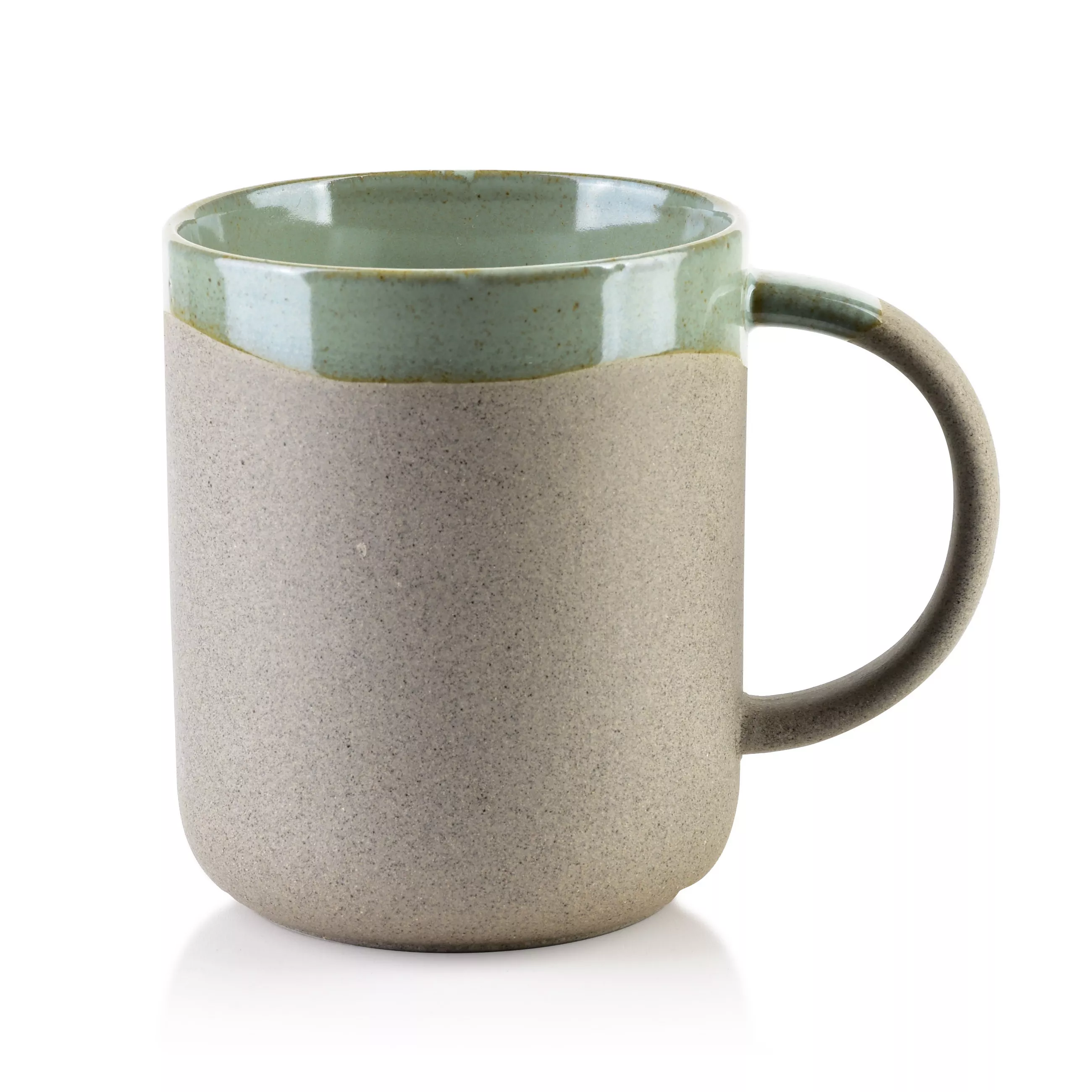 Mondex MUG Basic Nature mint green 12.5/8.5/10.5 cm ceramic