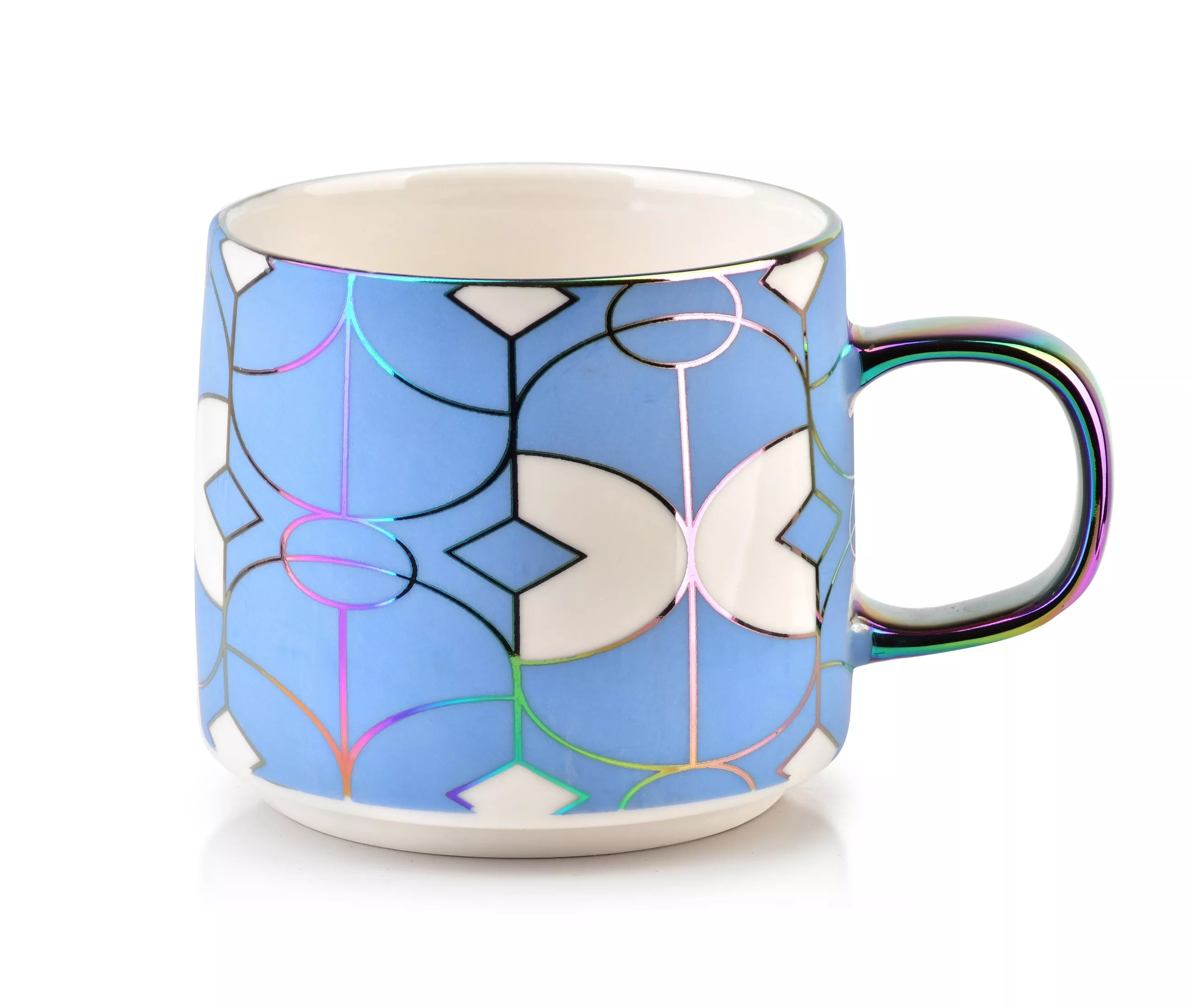 Mondex Mug Neo Geo Blue 13/9/8.5 cm Ceramic