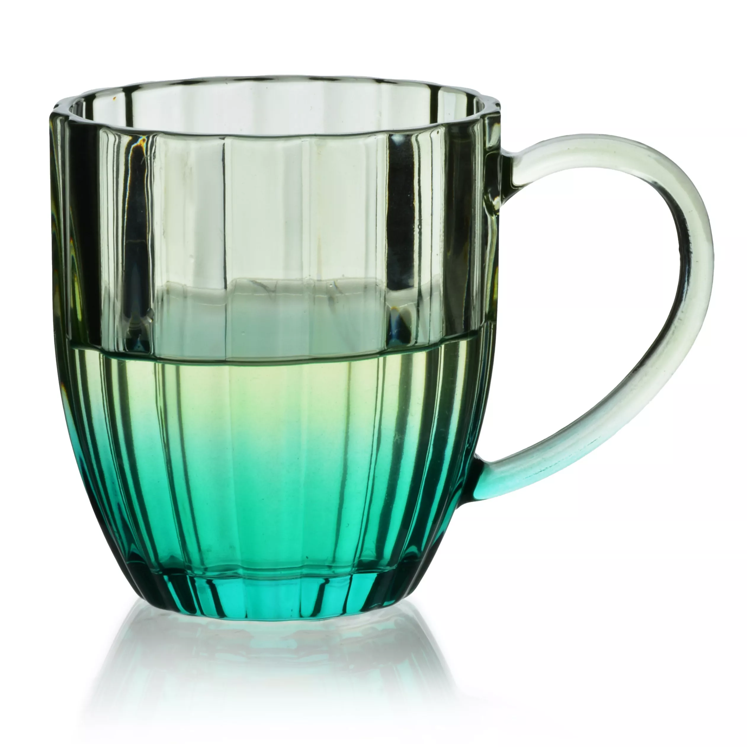 Mondex Vini Green Mug 9/13/10 cm Glass