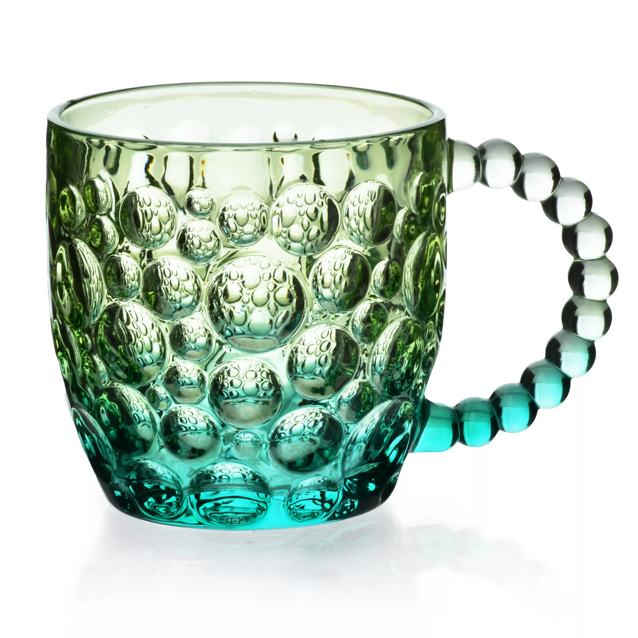 Mondex Vini Green Mug 9/13/8.5 cm Glass, Green