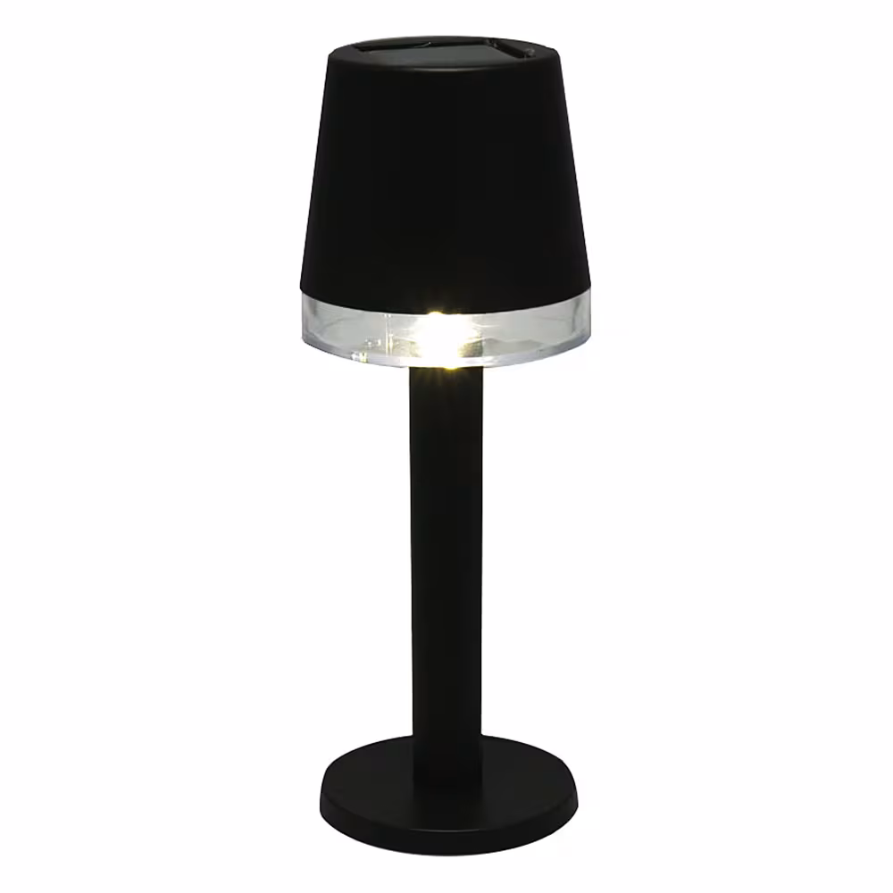 Mondex SOLAR LAMP Basic Black 8/8/21 cm Plastic