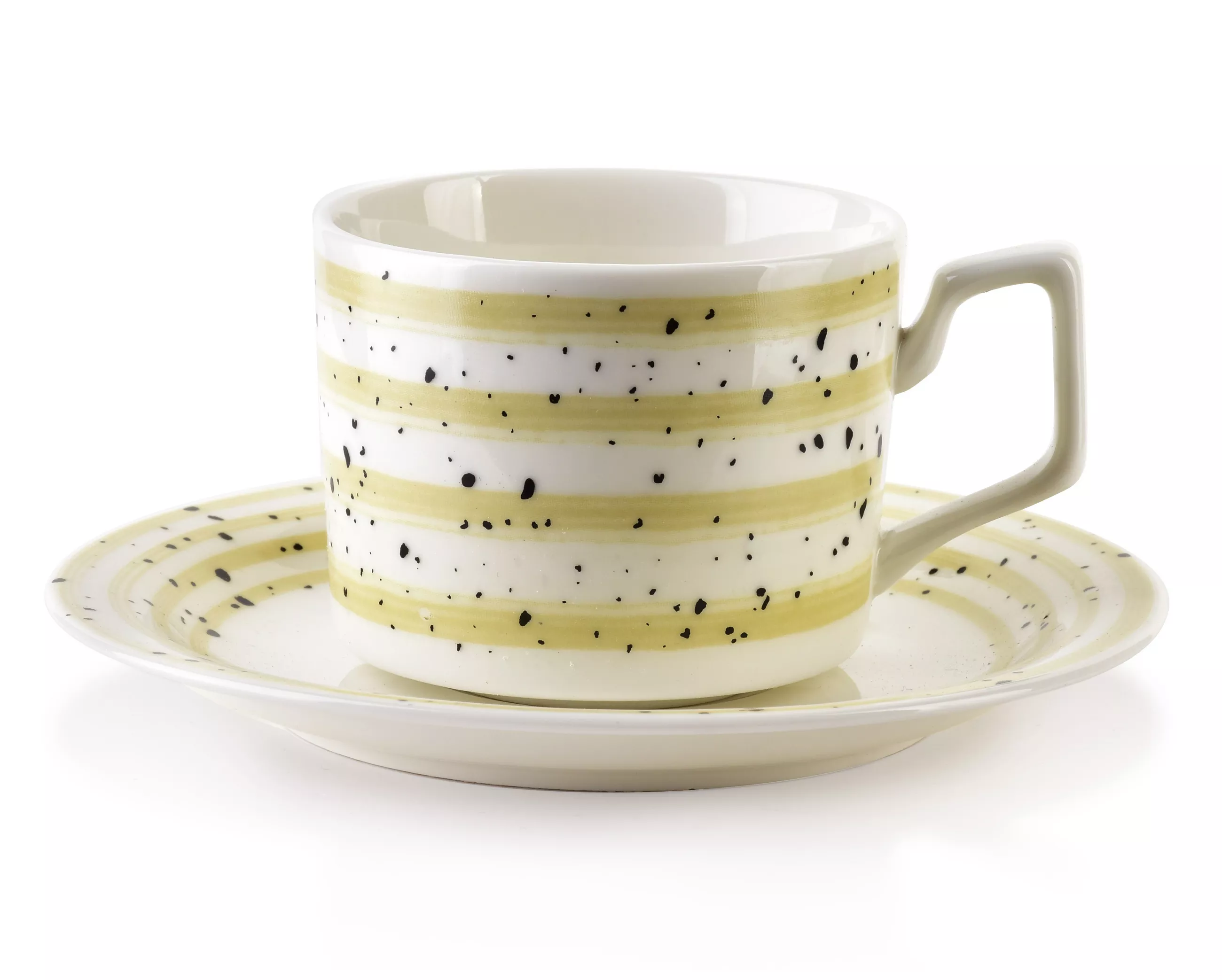 Mondex CUP Joy beige set of 6 42/18/7 cm porcelain