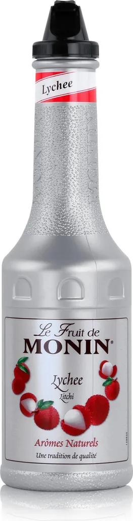 Monin Fruit Puree Mix Lychee 1L - Cocktails Milkshakes (1 Pack)