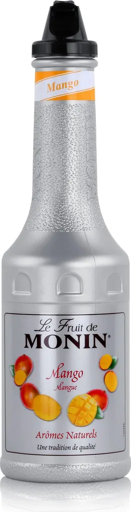 Monin Fruit Puree Mix Mango 1L - For Cocktails and Milkshakes (1 Pack) 1000 ml