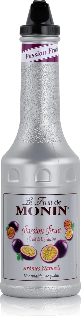Monin Fruit Puree Mix Passion Fruit 1L - For Cocktails Milkshakes (1 Pack)