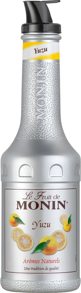 Monin Fruit Puree Mix Yuzu 1L - Cocktails Milkshakes (1 Pack)