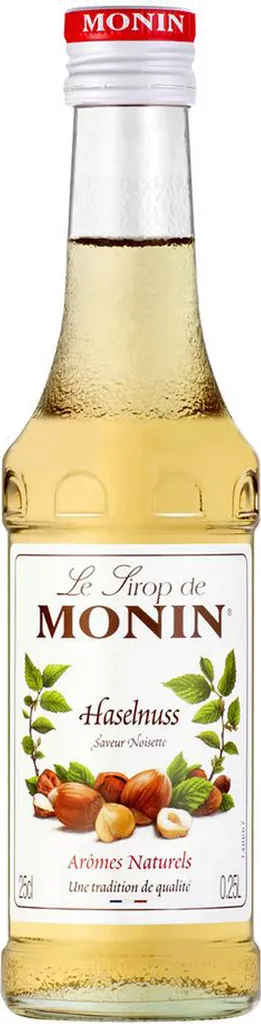 Monin Hazelnut Syrup for refining coffee and milk 250ml