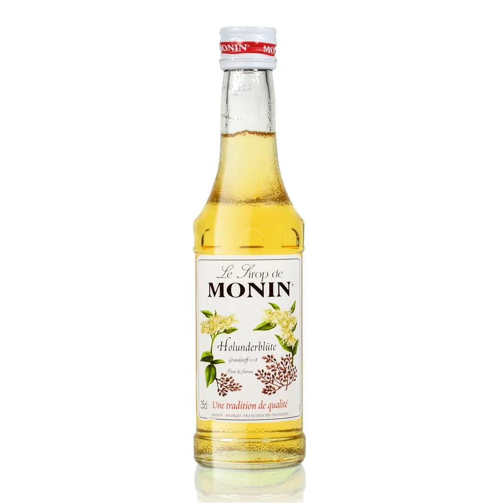 Monin Elderflower Syrup, 250 ml bottle