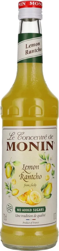 Monin Le Concentré de LEMON RANTCHO - lemon juice 0.7l