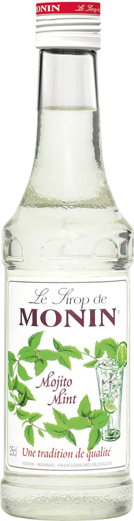 Monin Mojito Mint Syrup in the flavor of green mint 250ml