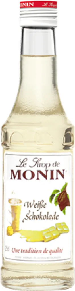Monin Professional Syrup White Chocolate with creamy cocoa flavor 250ml