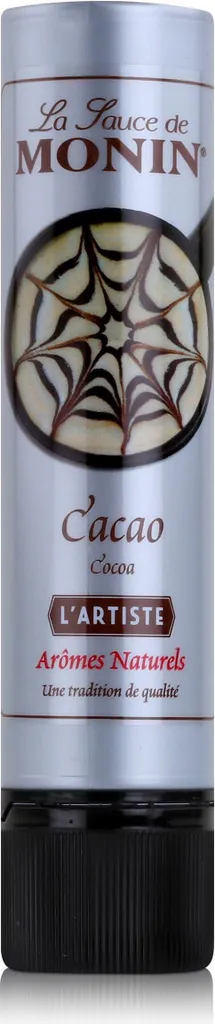 Monin Sauce Cacao Cocoa Sauce 150ml - Cocoa Sauce Garnish & Decorate (1 Pack)